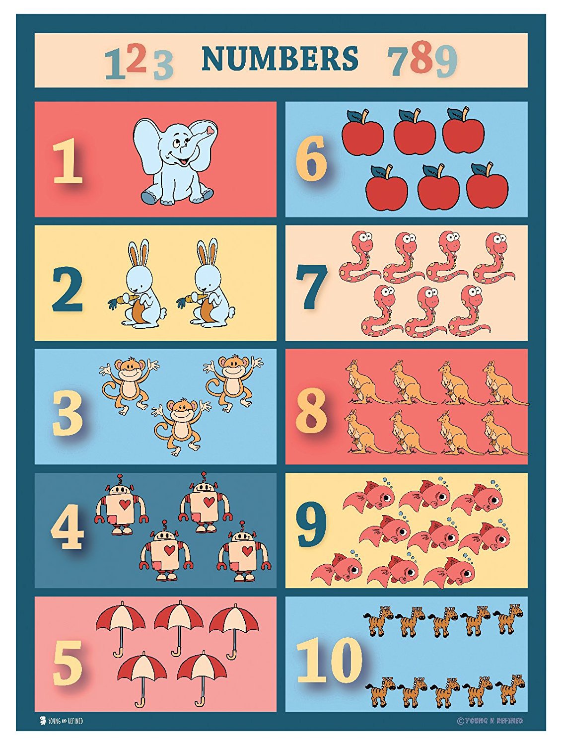 Education Four Poster Pack Preschool Classroom - Young N' Refined