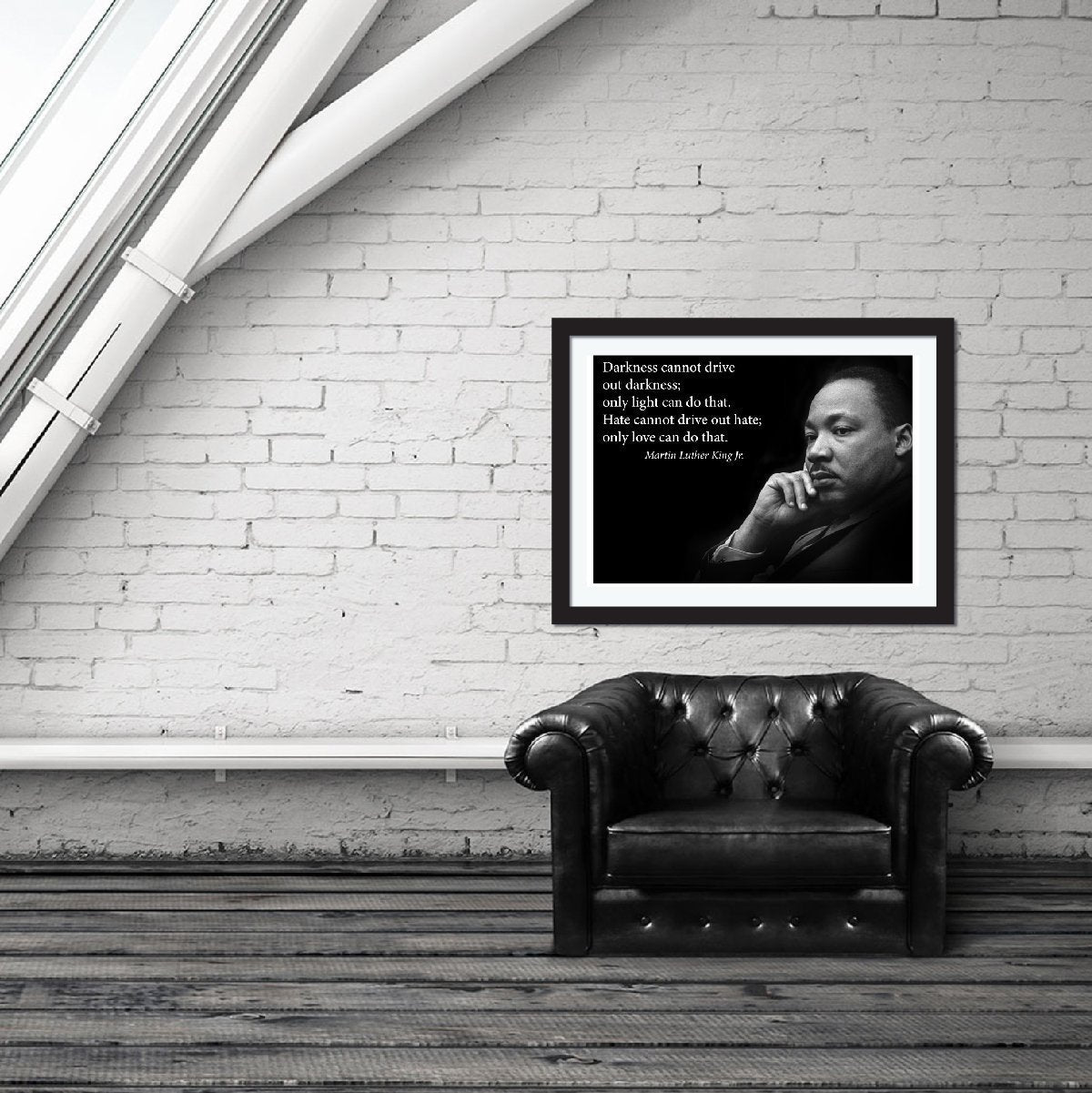 Darkness Cannot Drive Out Darkness Martin Luther King Jr. Poster - Young N' Refined