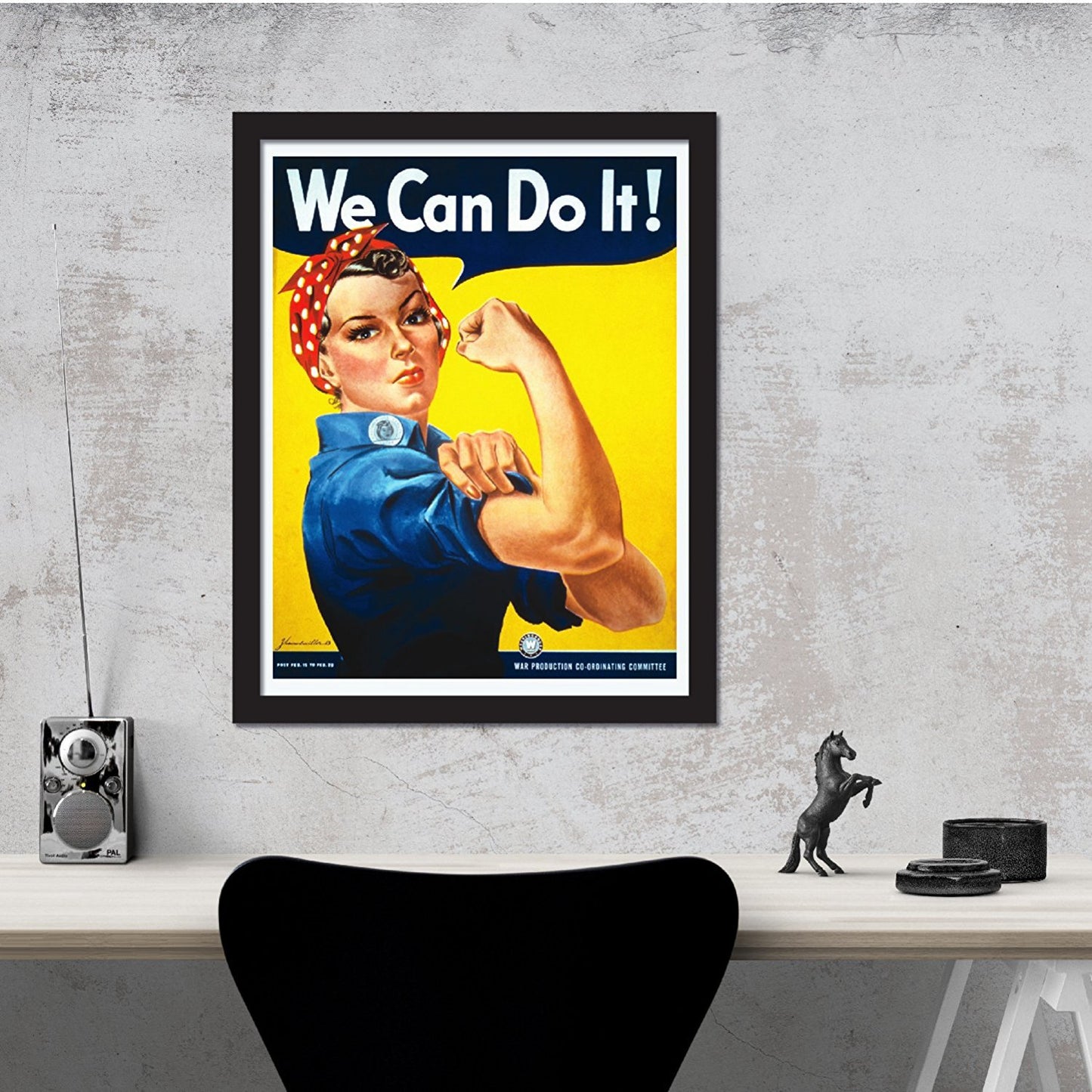 Feminist Icon Rosie The Riveter We Can Do It Home or Classroom Poster - Young N' Refined