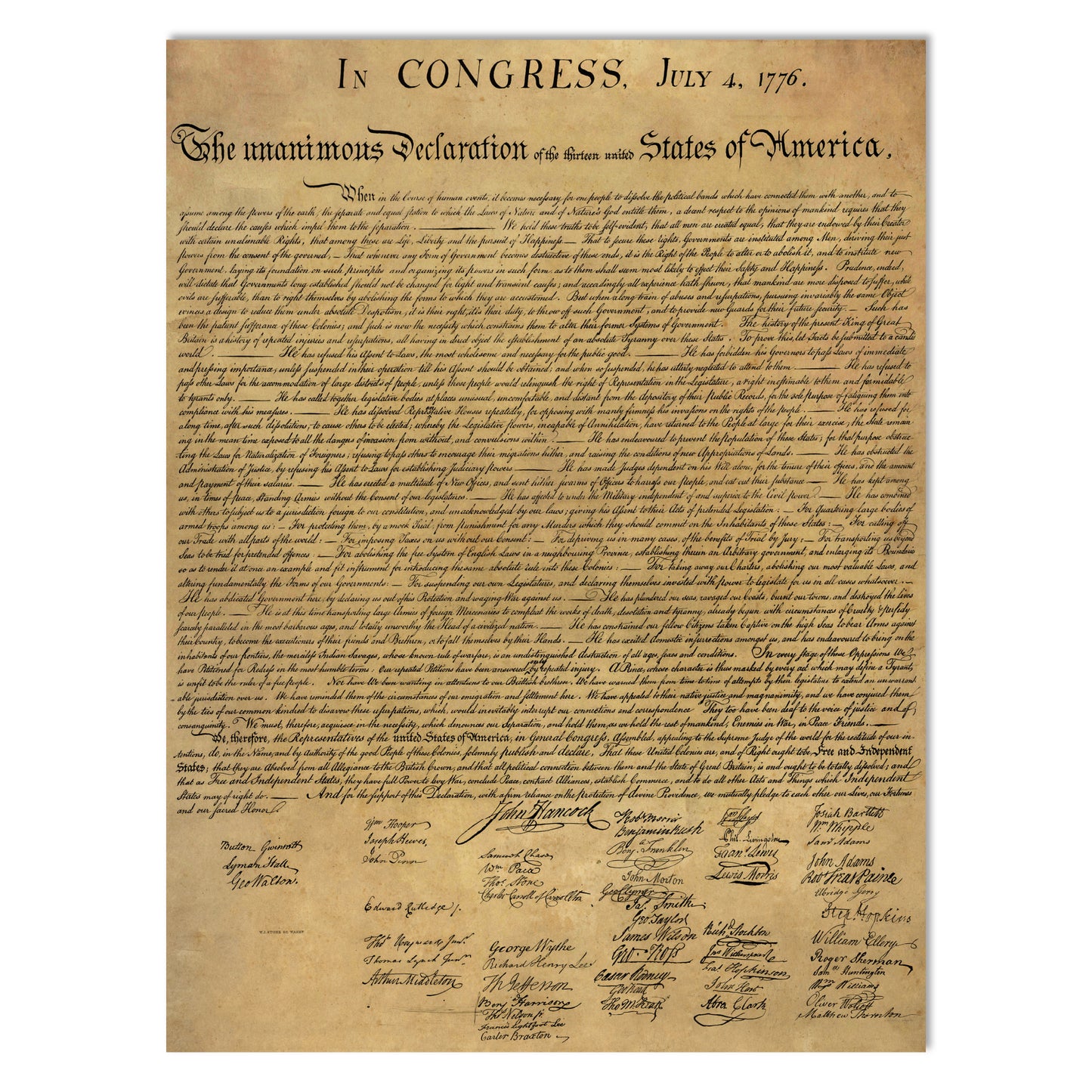 American Founding documents 3 pack Laminated replica