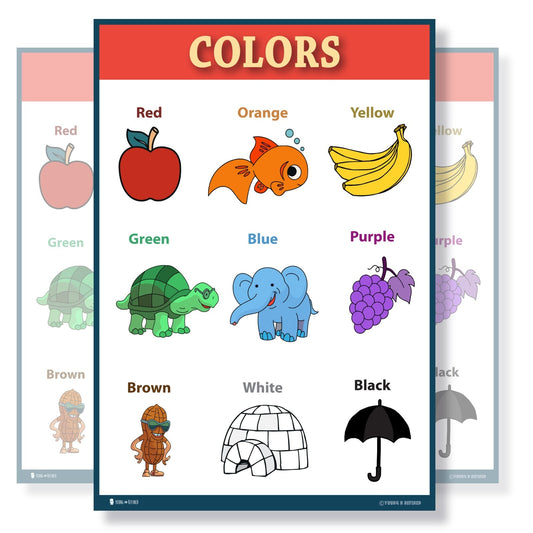 Colors Educational Classroom Poster