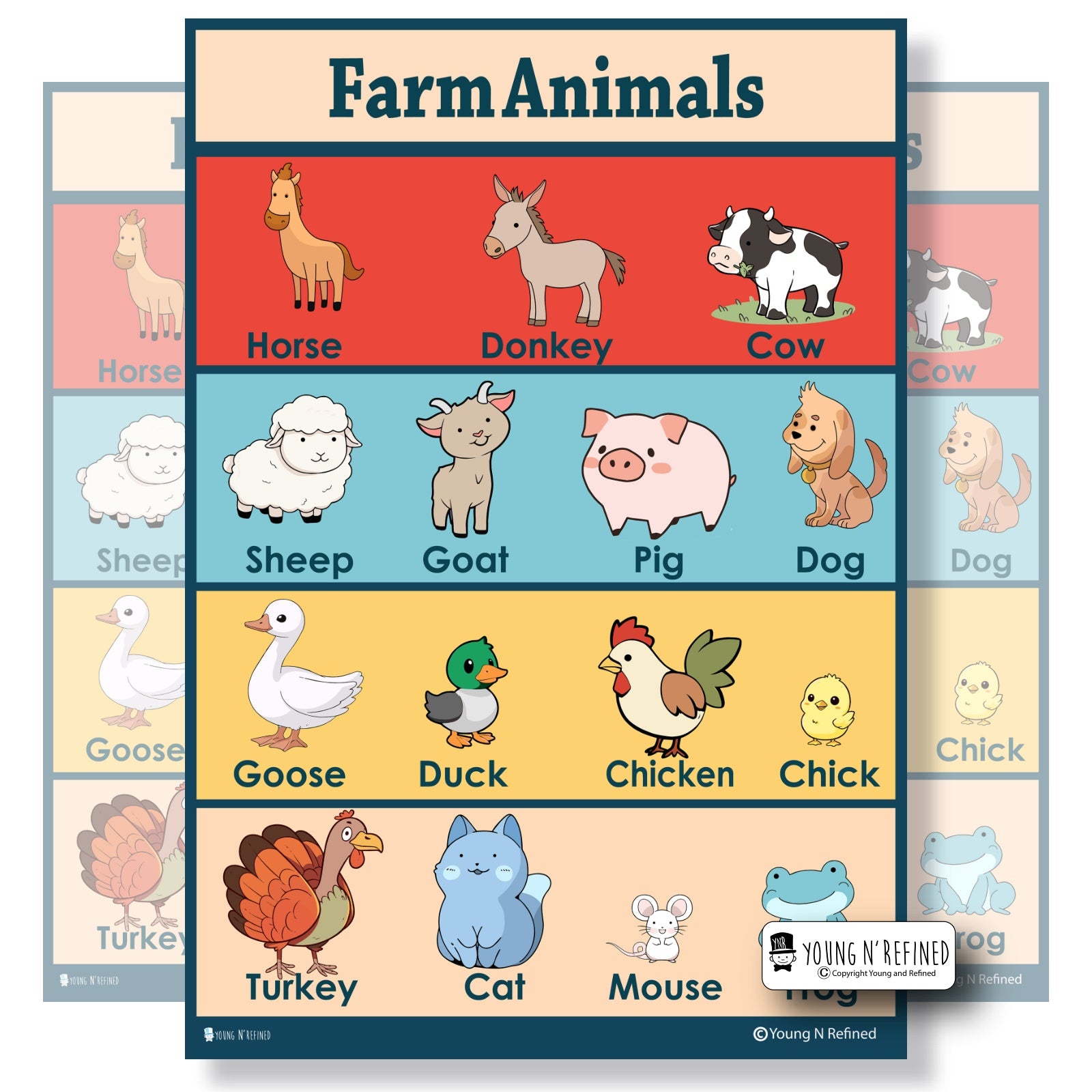 Farm Animals Poster Main