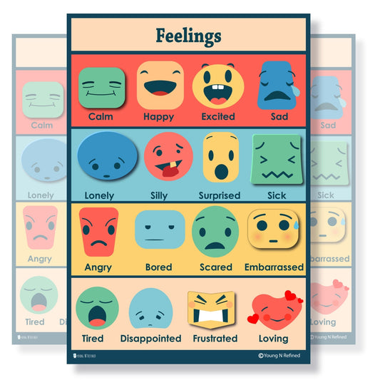Feelings and Emotions Educational Classroom Poster