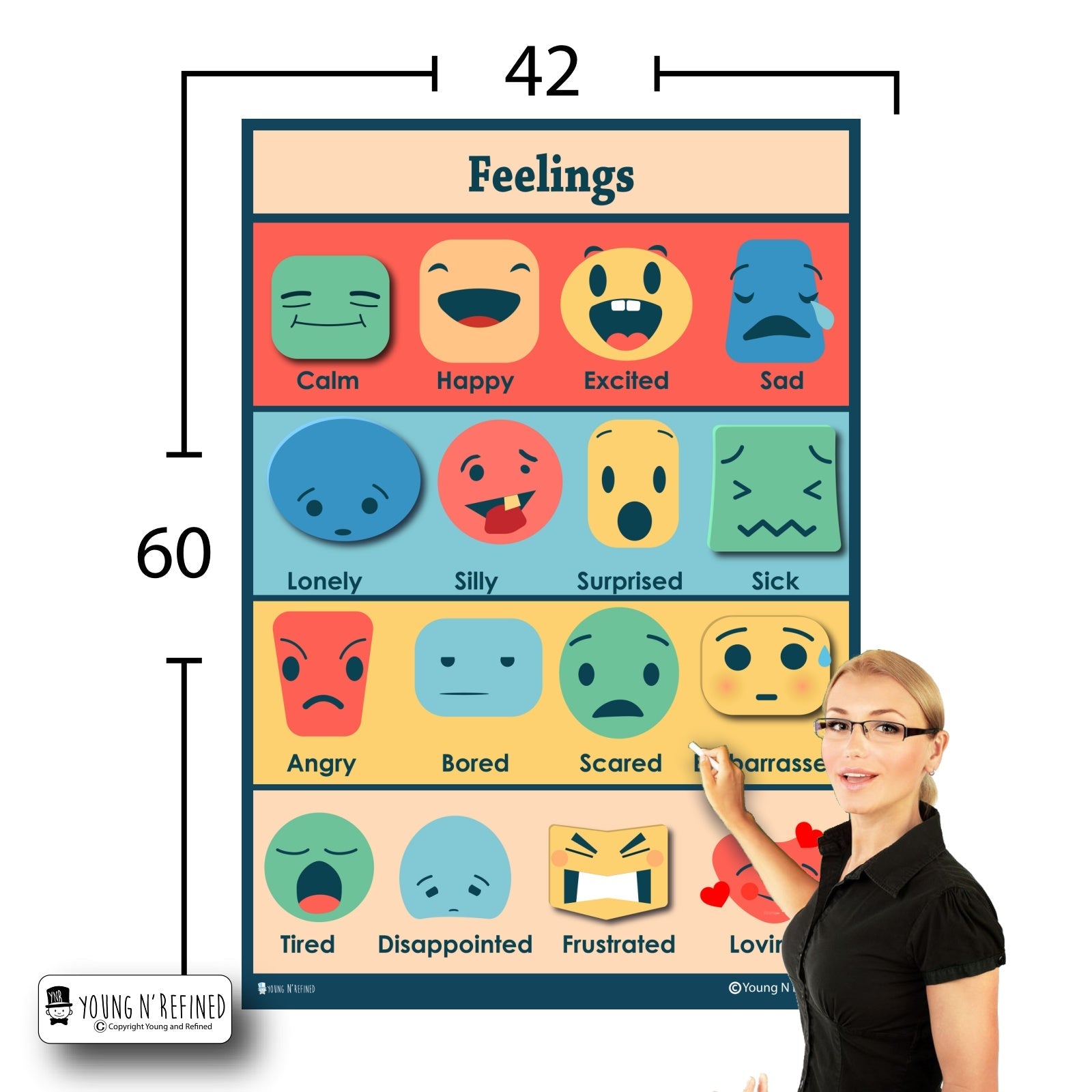 Feelings 42x60 Size