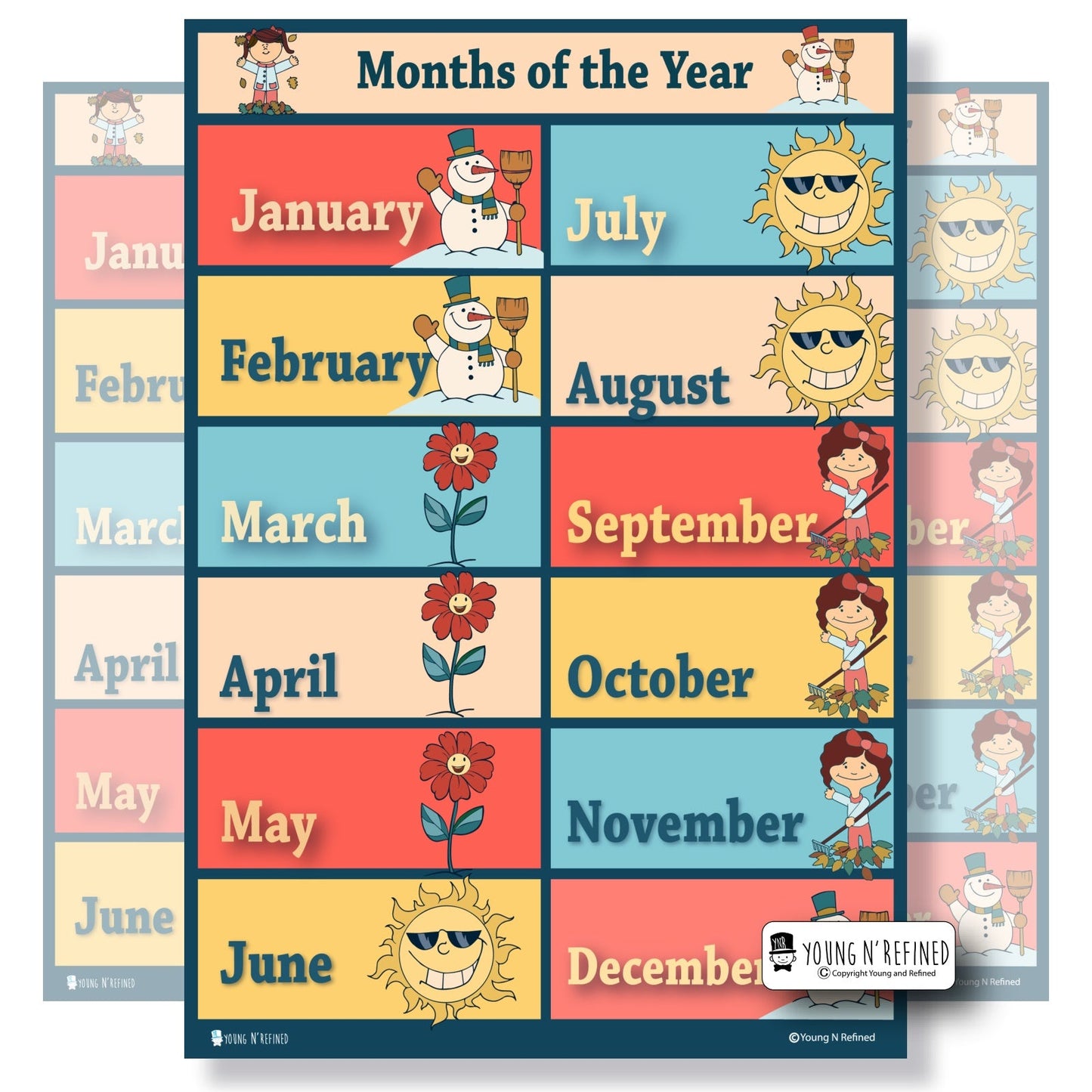 Months of the Year Poster Main