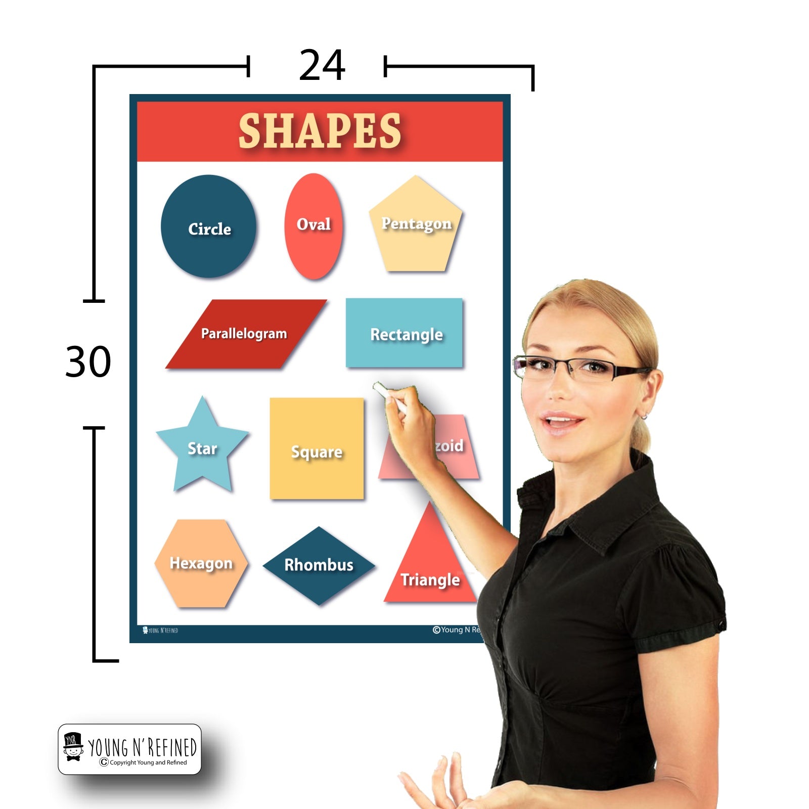 Shapes 24x30 Size
