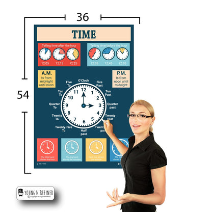 Telling Time 36x54 Size