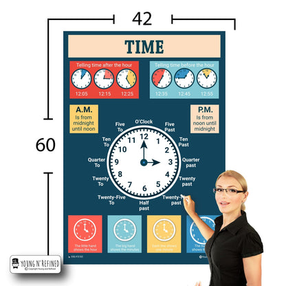 Telling Time 42x60 Size