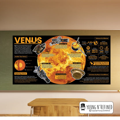 Venus Educational Classroom Poster Young N Refined
