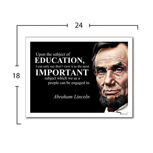 Abraham Lincoln Inspirational Quote Wall Art