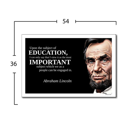 Abraham Lincoln Inspirational Quote Wall Art