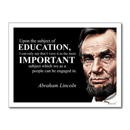 Abraham Lincoln Inspirational Quote Wall Art
