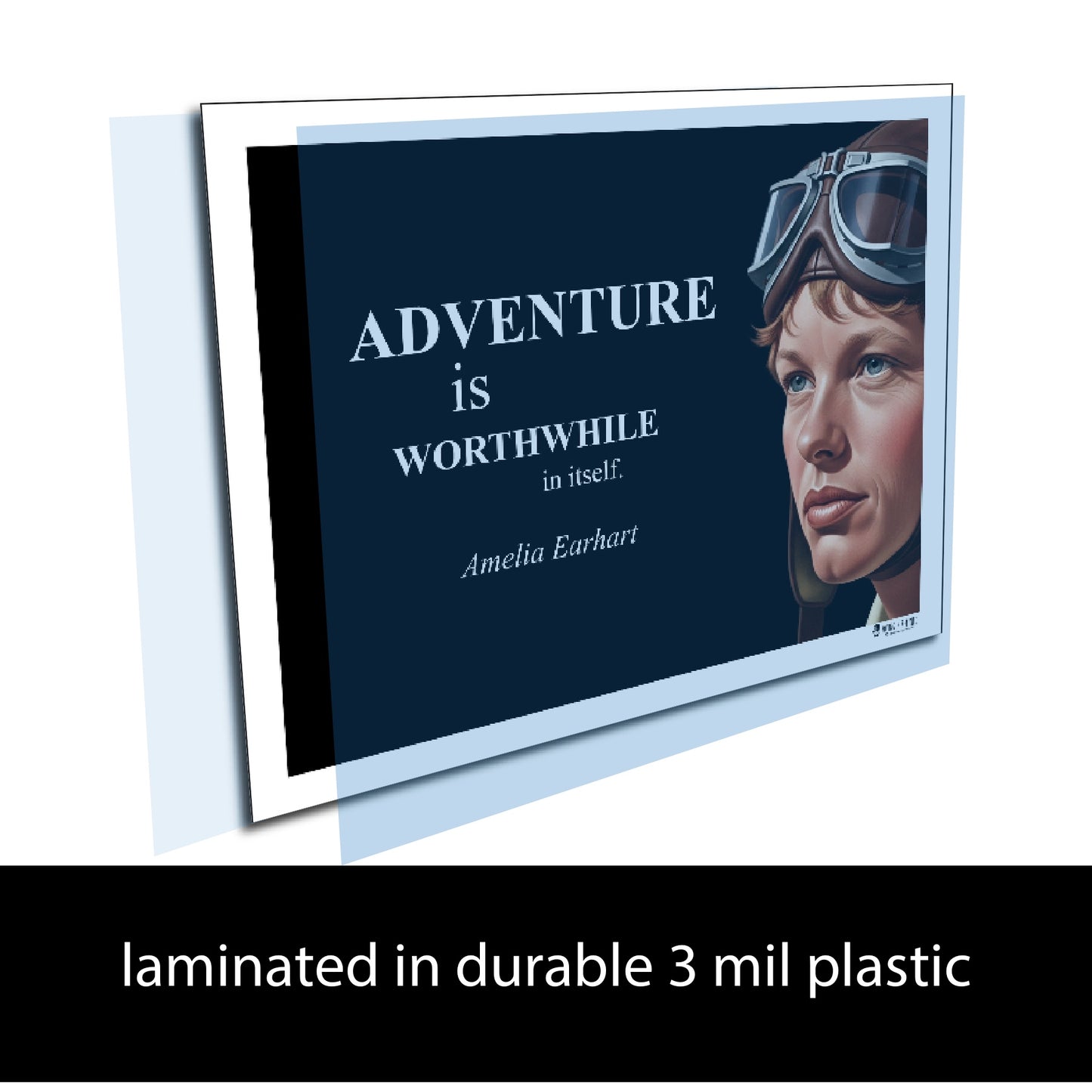 Amelia Earhart Inspirational Quote Wall Art