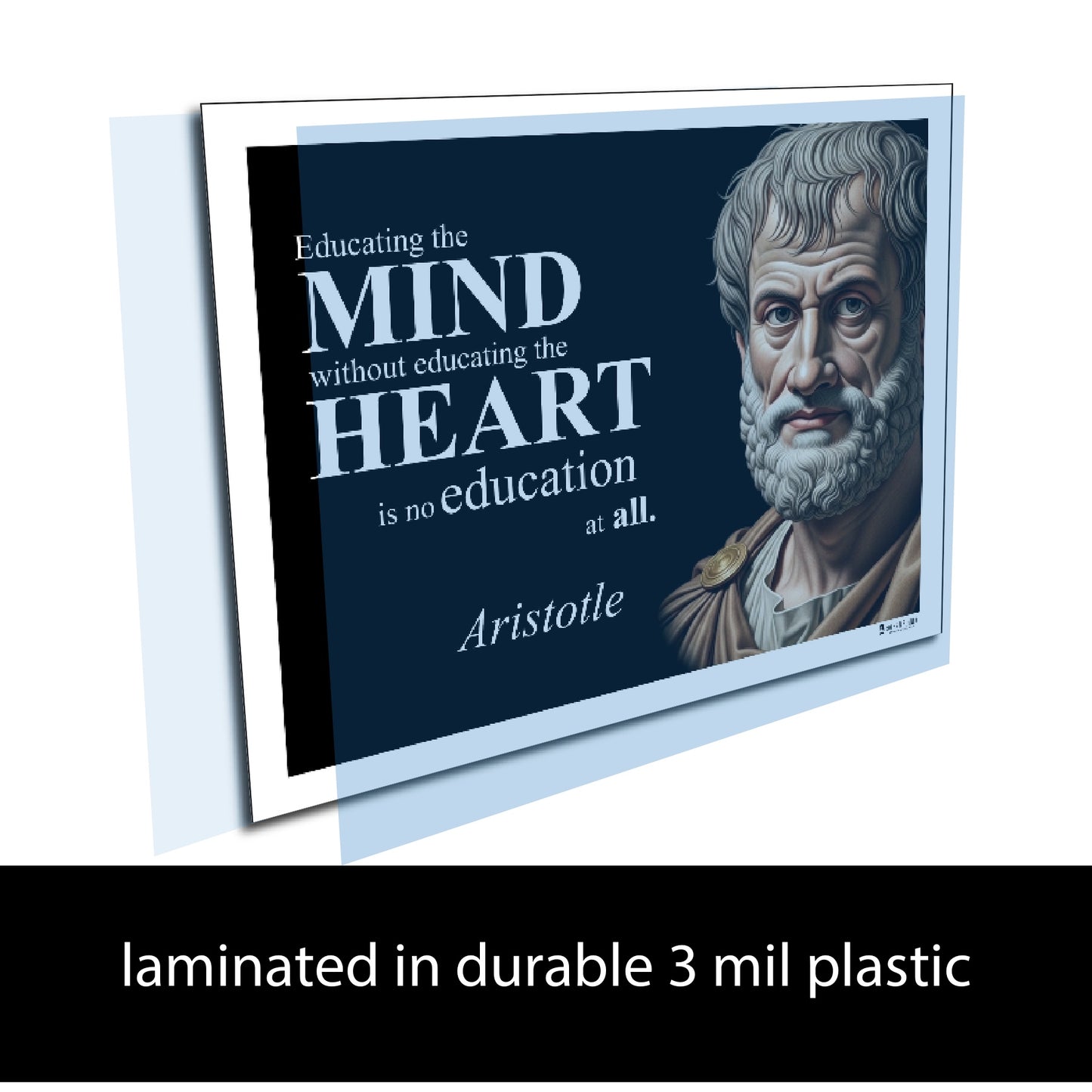 Aristotle Inspirational Quote Poster - Young N Refined