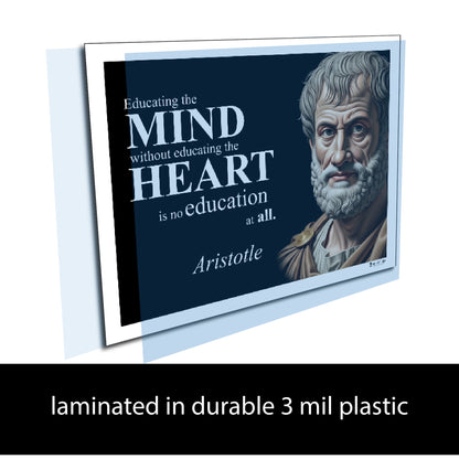 Aristotle Inspirational Quote Poster - Young N Refined