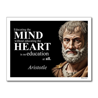 Aristotle Inspirational Quote Poster - Young N Refined