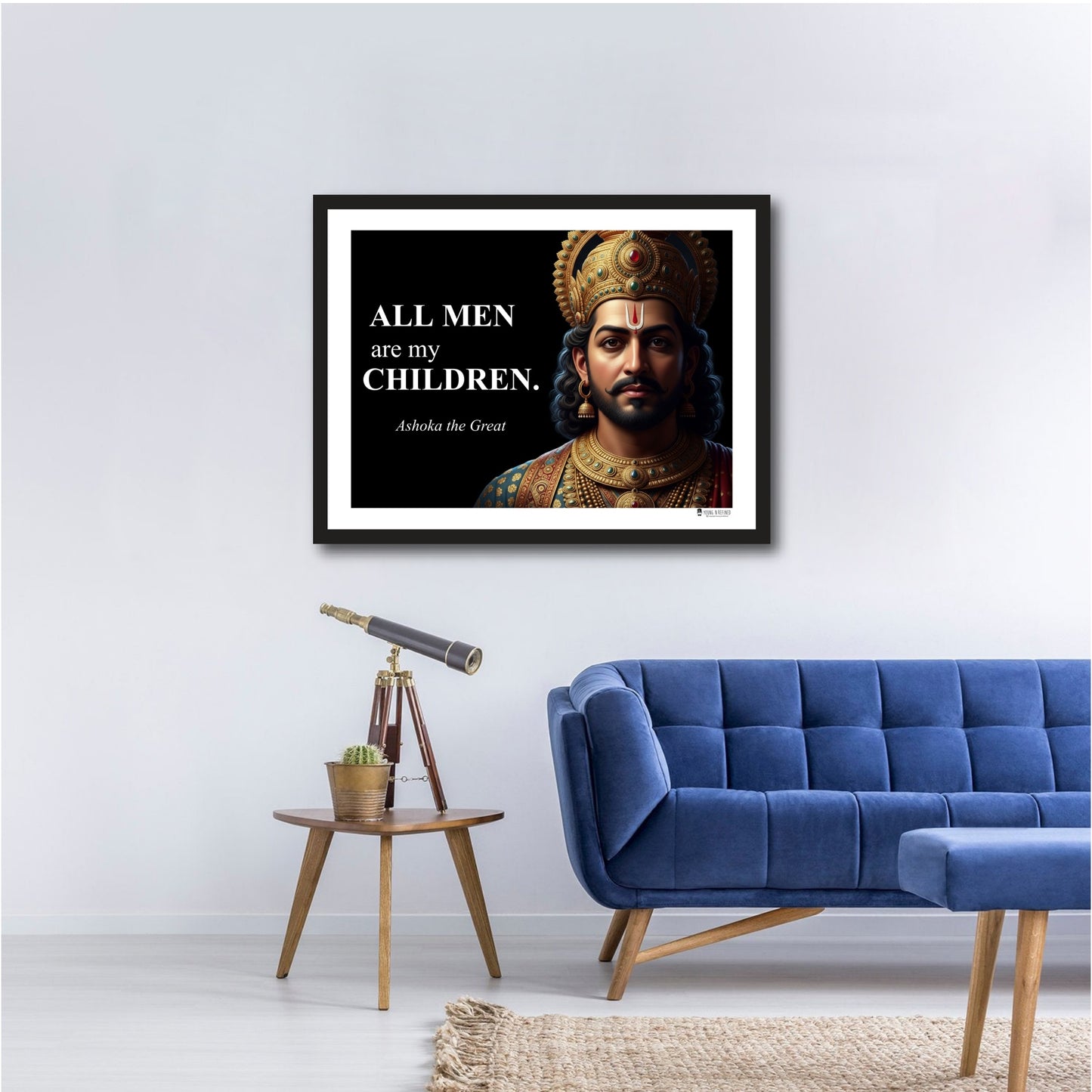 Ashoka the Great Inspirational Quote Poster - Young N Refined