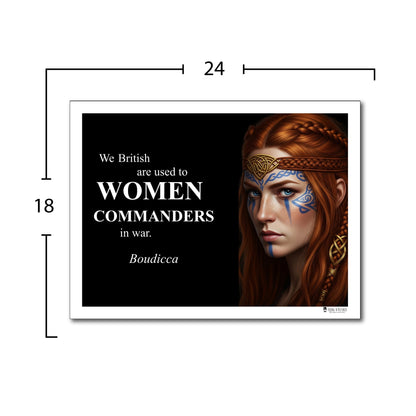 Boudicca Inspirational Quote Poster - Young N Refined