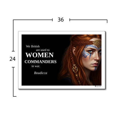 Boudicca Inspirational Quote Poster - Young N Refined