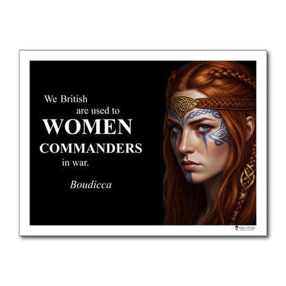 Boudicca Inspirational Quote Poster - Young N Refined