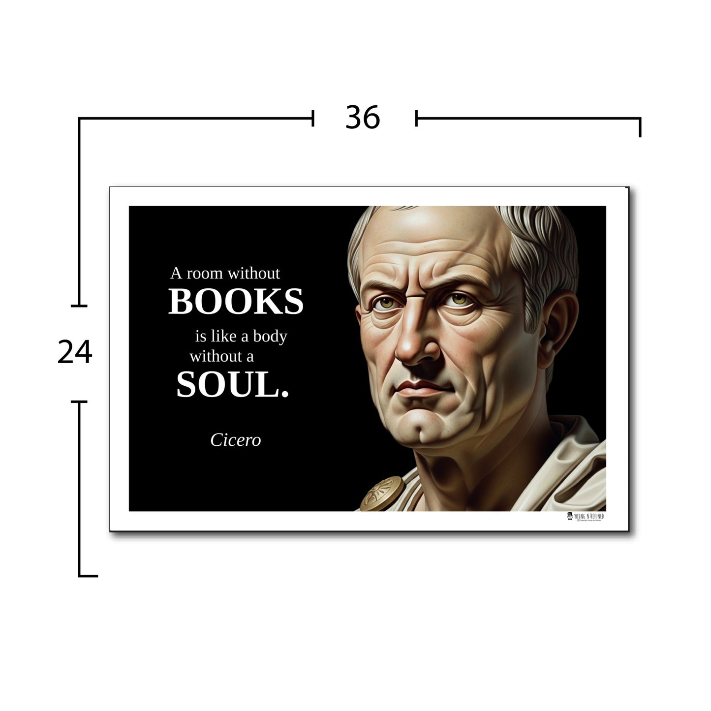 Cicero Inspirational Quote Poster - Young N Refined