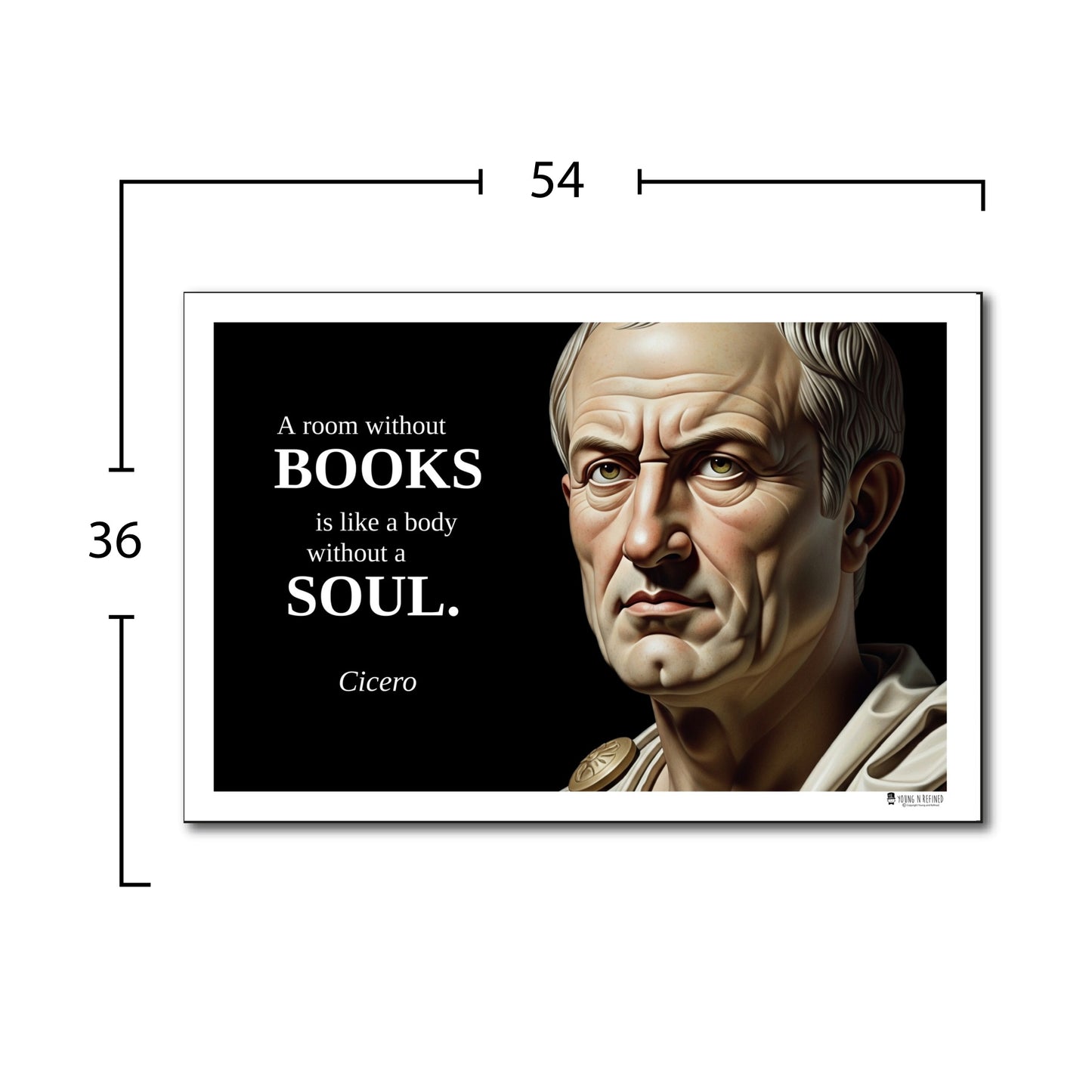Aristotle Inspirational Quote Poster - Young N Refined
