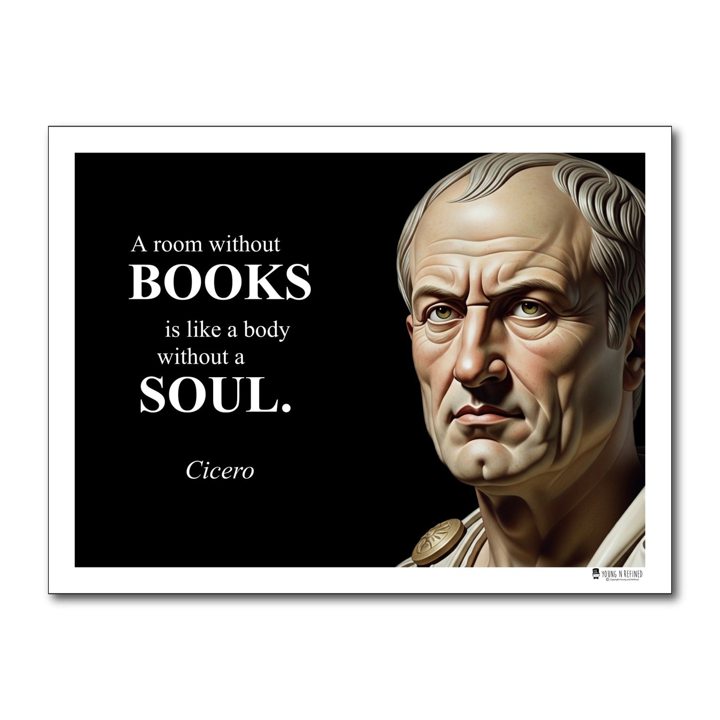 Cicero Inspirational Quote Poster - Young N Refined