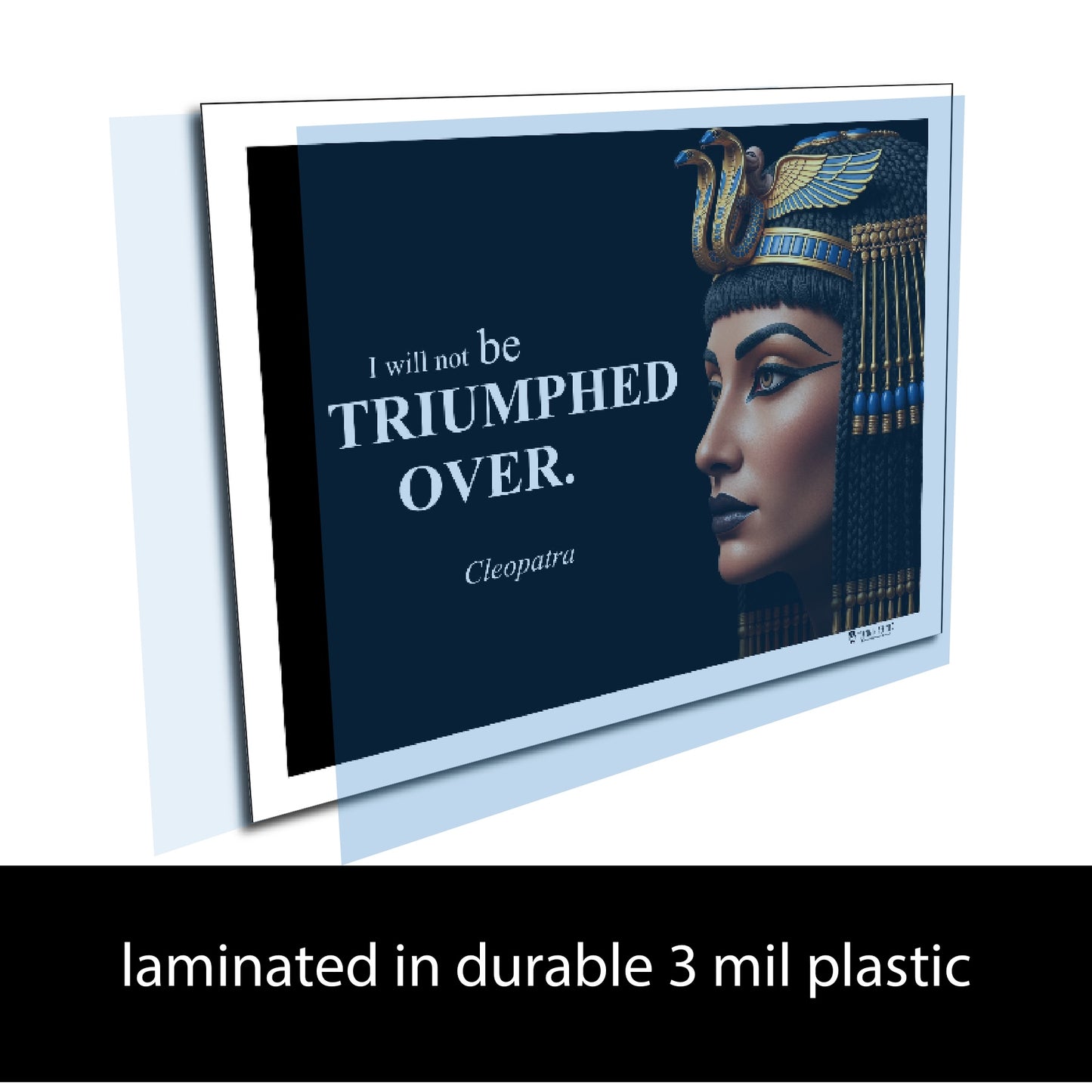 Cleopatra Inspirational Quote Poster - Young N Refined