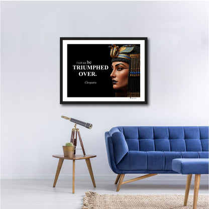 Cleopatra Inspirational Quote Poster - Young N Refined