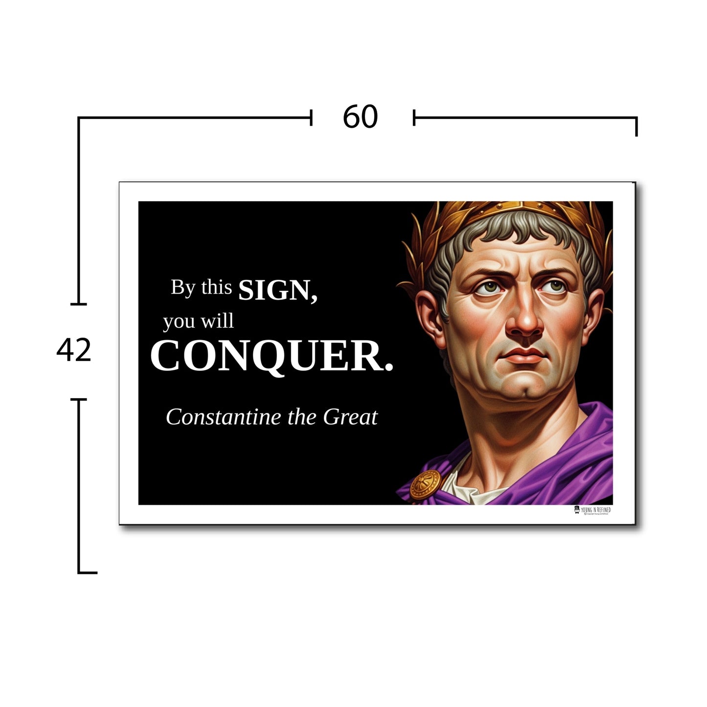 Ashoka the Great Inspirational Quote Poster - Young N Refined