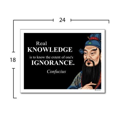 Confucius Inspirational Quote Poster - Young N Refined