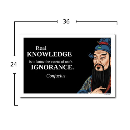 Confucius Inspirational Quote Poster - Young N Refined