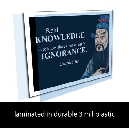 Confucius Inspirational Quote Poster - Young N Refined
