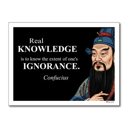 Confucius Inspirational Quote Poster - Young N Refined