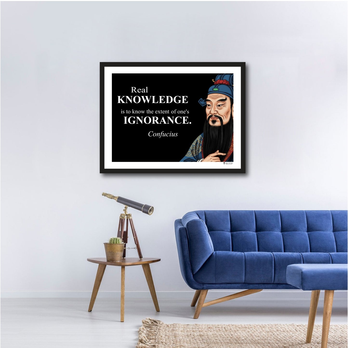 Confucius Inspirational Quote Poster - Young N Refined