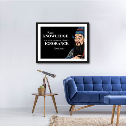Confucius Inspirational Quote Poster - Young N Refined