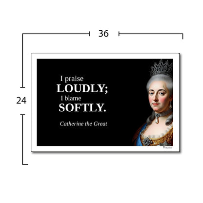 Catherine the Great Inspirational Quote Wall Art