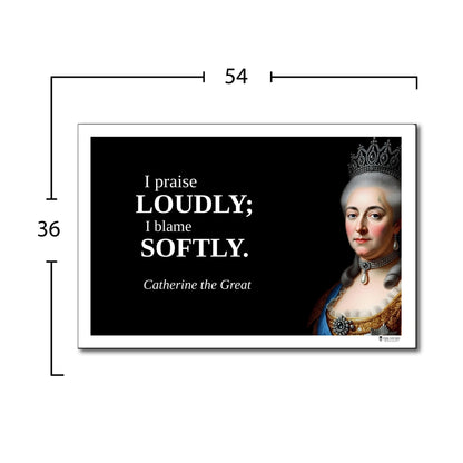 Catherine the Great Inspirational Quote Wall Art
