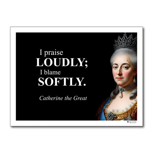 Catherine the Great Inspirational Quote Wall Art