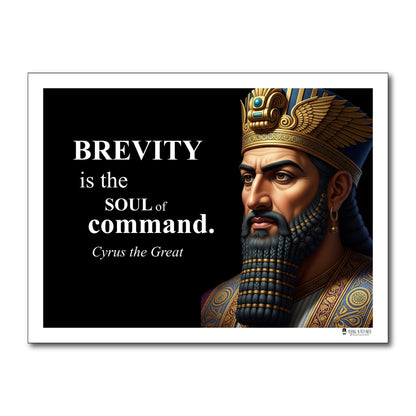 Cyrus the Great Inspirational Quote Poster - Young N Refined