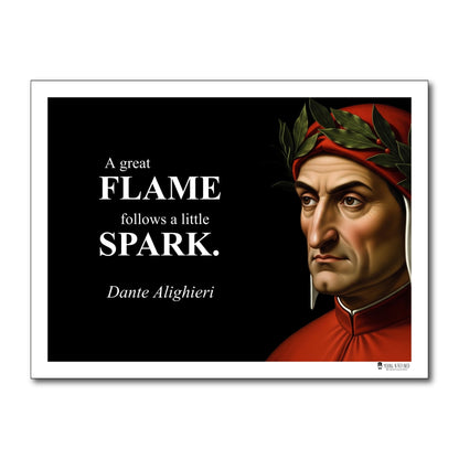 Dante Alighieri Inspirational Quote Wall Art