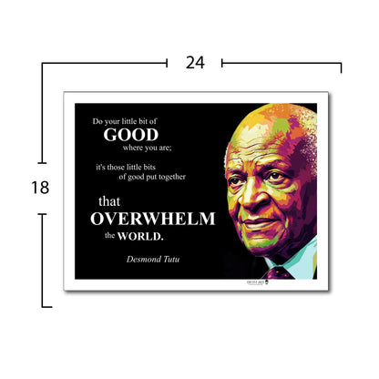 Desmond Tutu Inspirational Quote Poster - Young N Refined