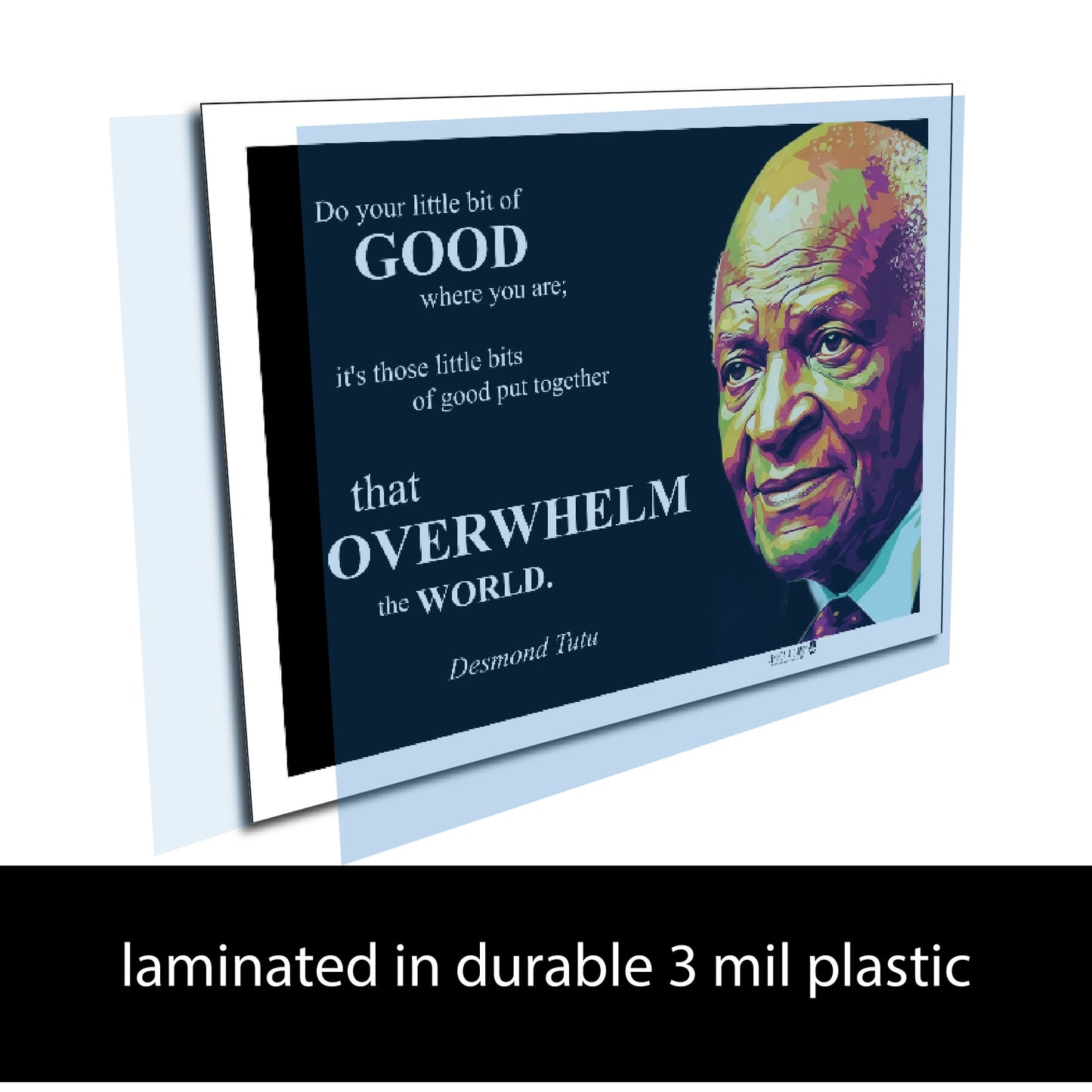 Desmond Tutu Inspirational Quote Poster - Young N Refined