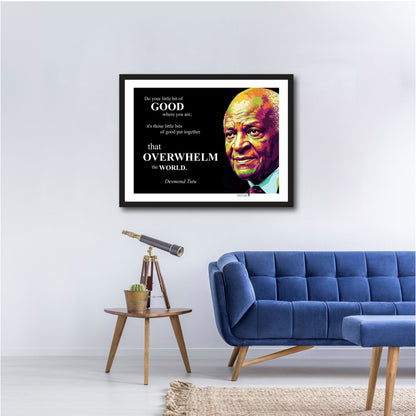 Desmond Tutu Inspirational Quote Poster - Young N Refined