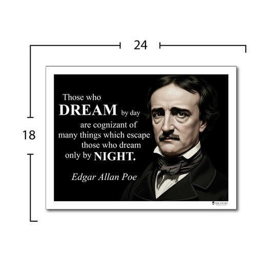 Edgar Allan Poe Inspirational Quote Wall Art