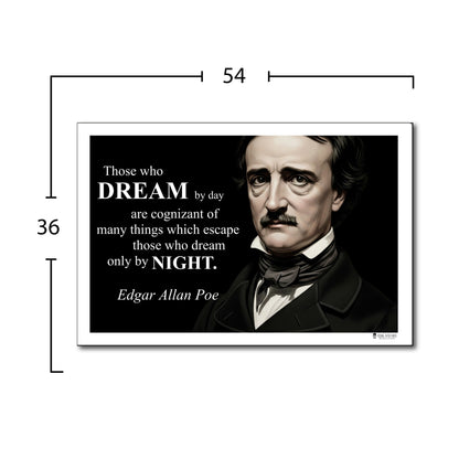 Edgar Allan Poe Inspirational Quote Wall Art