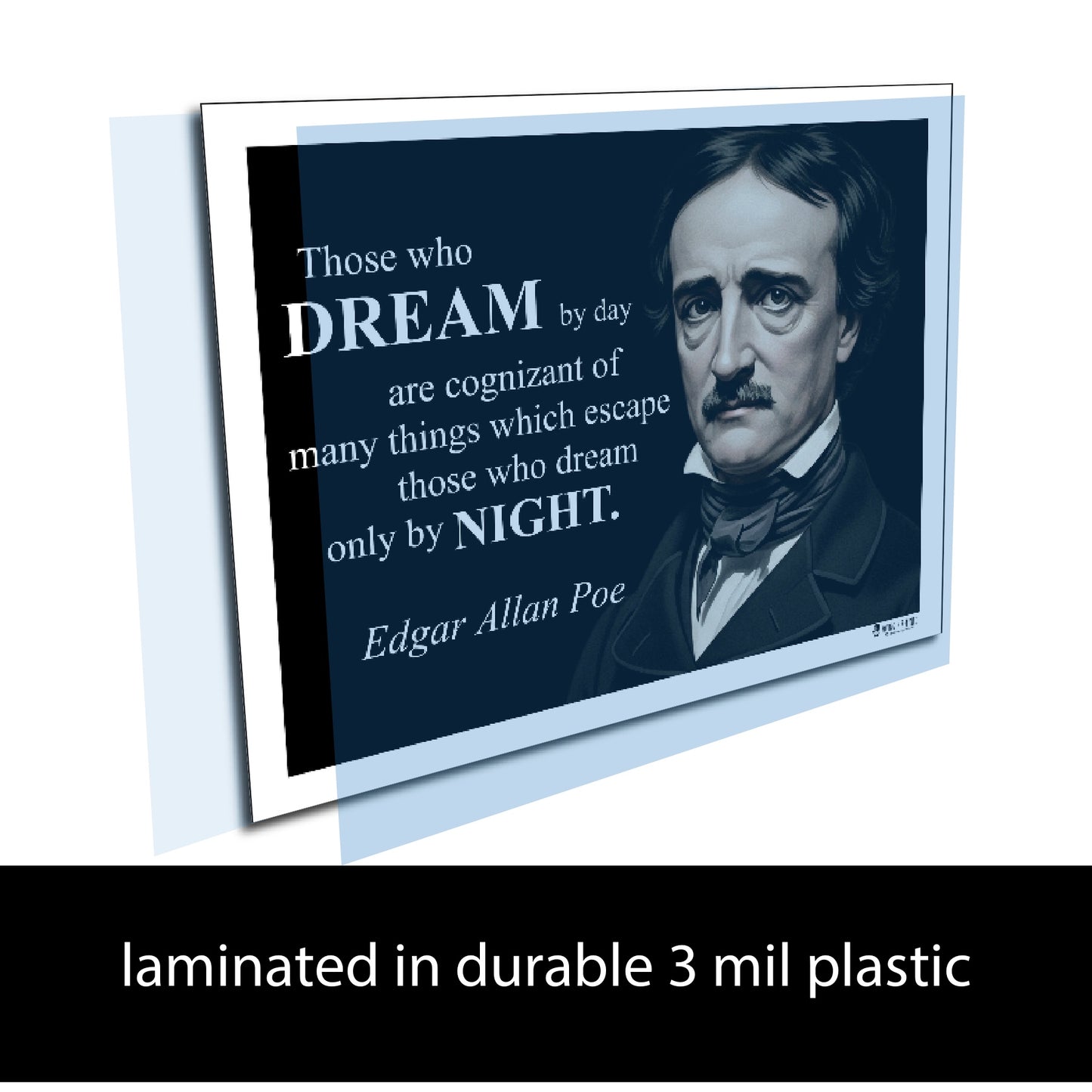 Edgar Allan Poe Inspirational Quote Wall Art