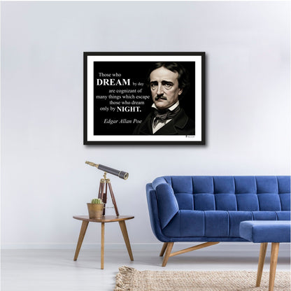 Edgar Allan Poe Inspirational Quote Wall Art