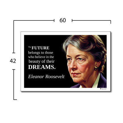 Eleanor Roosevelt Inspirational Quote Poster - Young N Refined