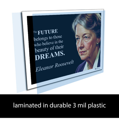 Eleanor Roosevelt Inspirational Quote Poster - Young N Refined